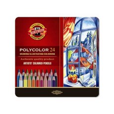 KOH-I-NOOR Shinhan Hwagu 多色油性彩色鉛筆套組 3824, 24色, 1組