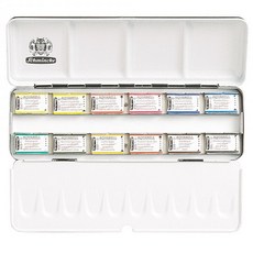 Schmincke 史明克貓頭鷹 Horadam 荷拉丹水彩固體塊套組 312, 12色