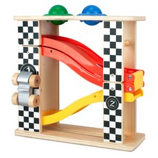 ToP BRIGHT 特寶兒 帶二合一錘擊的汽車軌道, 混色