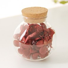 RIVER-GREEN 乾燥繡球花玻璃球, Brown