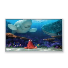 Collection Plus 皮克斯 海底總動員2:多莉去哪兒? 17043 海報 + 金屬畫框, 銀色