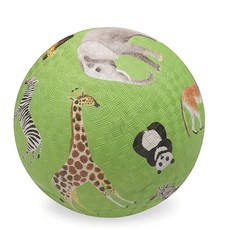 크로커다일크릭 공기주입식 플레이볼 5인치, 야생동물 그린, 1개