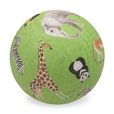 크로커다일크릭 공기주입식 플레이볼 7인치, 야생동물 그린, 1개