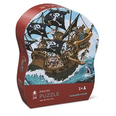 Crocodile Creek 迷你拼圖, 1套, 24件, 海盜