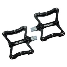 Mzyrh Flat Pedal 2 自行車踏板 437, 黑色的, 1套