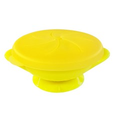 AGAFURA 矽膠防傾倒零食杯, 黃色, 1個