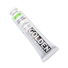 Golden 高登 壓克力顏料 單色 S3 1560 LightGreen YellowShade, 59ml, 1色