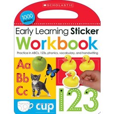 Early Learning Sticker Workbook Paperback, Cartwheel Books