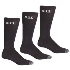 511택티컬 남성용 양말 3p, 블랙