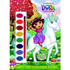 Save the Unicorn King! [With Paint Brush and Paint] Paperback, Golden Books