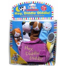 Hey Diddle Diddle: A Hand-Puppet Board Book Fabric, Cartwheel Books