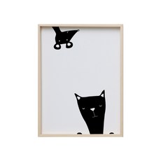 스윗리빙 캣츠비언 아크릴속지 검은고양이