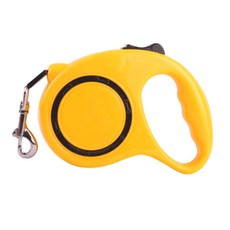 이코디 강아지 칼라 세이프 자동 리드줄 5m, 옐로우, 1개