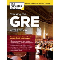Cracking the GRE with 4 Practice Tests 2019 Edition: The Strategies Practice and Review You Need for the Score You Want Paperback, Princeton Review