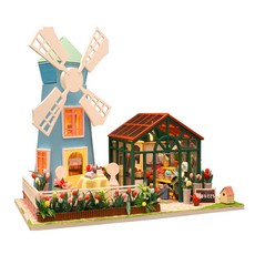 ADICO DIY 미니어처 하우스 암스테르담, 혼합 색상, 1개