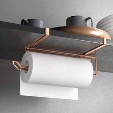 metaltex Easy Roll 吊掛式廚房紙巾架 35*18*10cm, 銅色, 1個
