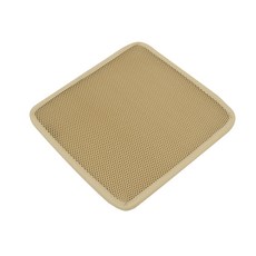 JOA HOME LIVING 3D透氣方形網眼坐墊, 淺褐色的