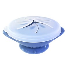 AGAFURA 防傾倒零食碗, 藍色, 1入, 300ml