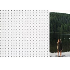 앤비커머스 우 강을건너다 타공판 WHITE, 1개