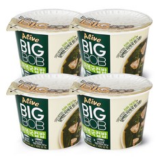 교동식품 얼라이브 빅밥 미역국 컵밥, 460g, 4개