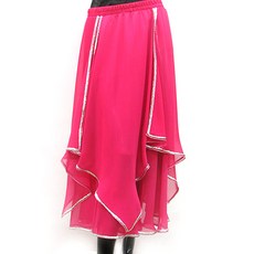 肚皮舞裙 BDS-601, 深粉色