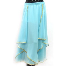 肚皮舞裙 BDS-601, 亮藍色