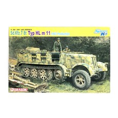 DRAGON MCL0134 1/35 Sd.Kfz.7 8Ton Typ HL m 11 1943 生產塑料模型, 1個