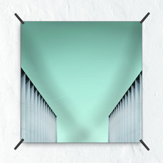 삼육오데이 패브릭포스터 태피스트리 사선벽, 혼합 색상