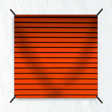삼육오데이 패브릭포스터 태피스트리 줄무늬오렌지, 혼합 색상