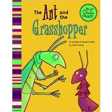 The Ant and the Grasshopper: A Retelling of Aesop's Fable Paperback, Picture Window Books