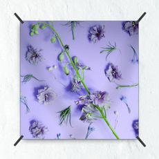 삼육오데이 패브릭포스터 태피스트리 보라꽃, 혼합 색상