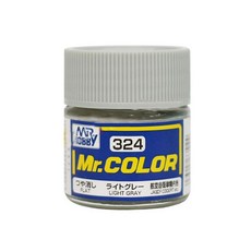 MR.HOBBY GSI 塑料模型漆啞光 6p, 324淺灰色, 10毫升