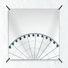 삼육오데이 패브릭포스터 태피스트리 관람차2, 혼합 색상