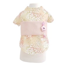 핸즈앤독 로망플라워 강아지한복 남아용, 핑크, 1개