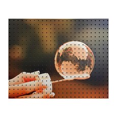 비눗방울B 인테리어 타공판 500x400mm, 1개, gray