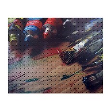 물감B 인테리어 타공판 500 x 400 mm, 1개, gray