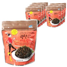 한아담식품 미스김자반 광천 새우 멸치, 40g, 8개