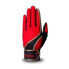 스톰 고급형 수비장갑 왼손착용, 레드, 1개