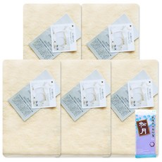 송월타월 마쉬멜로 핸드타월 베이지 5p + 프레시목욕타월 랜덤 발송, 혼합 색상, 1세트