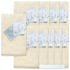 Songwol 松月 棉花糖手巾米色10p+美人32白, 混色, 1套