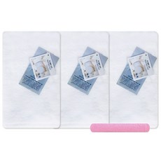 Songwol 松月 棉花糖手巾白3p+美人32粉色, 混色, 1套