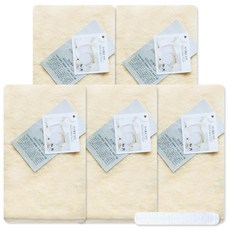 송월타월 마쉬멜로 핸드타월 베이지 5p + 뷰티32 랜덤 발송, 혼합 색상, 1세트