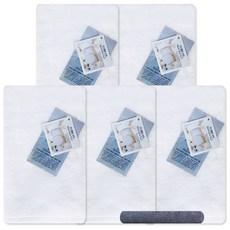 송월타월 마쉬멜로 핸드타월 화이트 5p + 진뷰티 타월 회색, 혼합 색상, 1세트