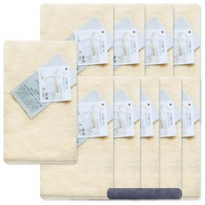 Songwol 松月 棉花糖手巾米色10p+瓊美巾灰色, 混色, 1套