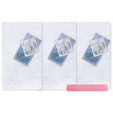 Songwol 松月 棉花糖手巾 白色 3入+洗臉毛巾 粉色, 混色, 1套