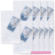 Songwol 松月 棉花糖柔軟擦手巾 白色 10入+素色毛巾 粉色, 混色, 1組