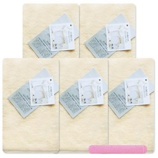 송월타월 마쉬멜로 핸드타월 베이지 5p + 뷰티32 분홍, 혼합 색상, 1세트