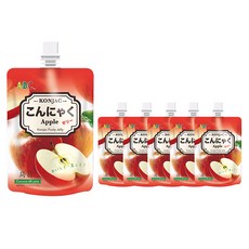 ABC 곤약 젤리 사과맛, 130g, 6개