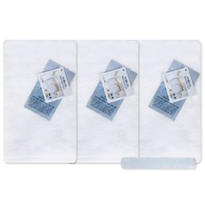 Songwol 松月 棉花糖手巾白色3p+彩巾34 Sky, 混色, 1套