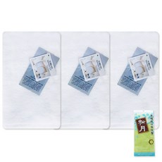 Songwol 松月 棉花糖柔軟擦手巾 白色 3入+Fresh搓澡巾 淺綠色, 混色, 1組